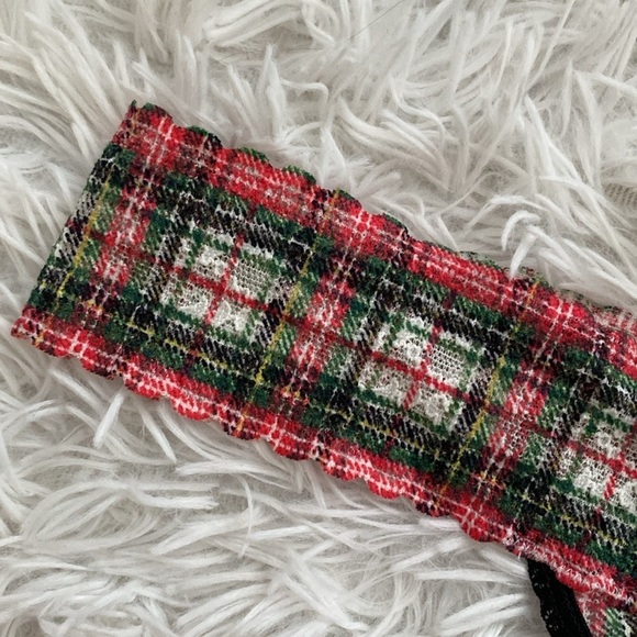 NWOT Victoria’s Secret plaid RARE thong - Picture 7 of 7